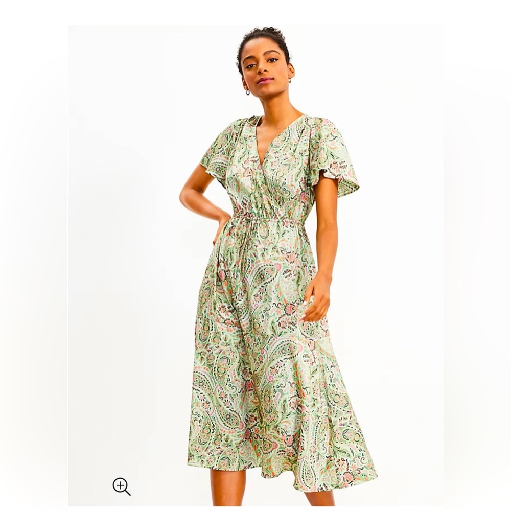 Loft Petite XS Midi Dress
